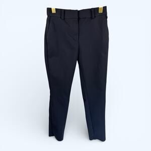 H & M Women's Slim Fit Dress Pants Trousers Navy sz 2